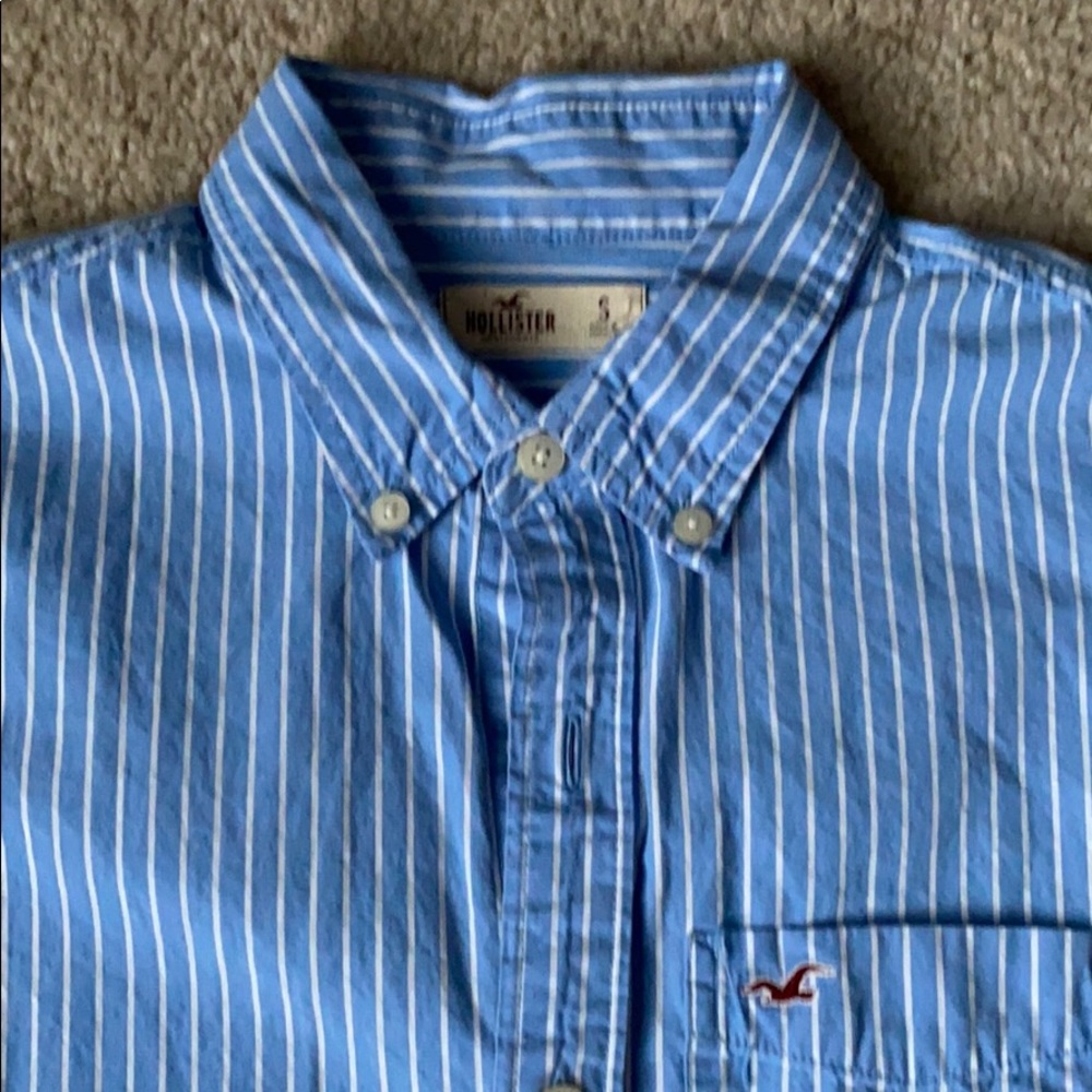 Hollister stripped button down